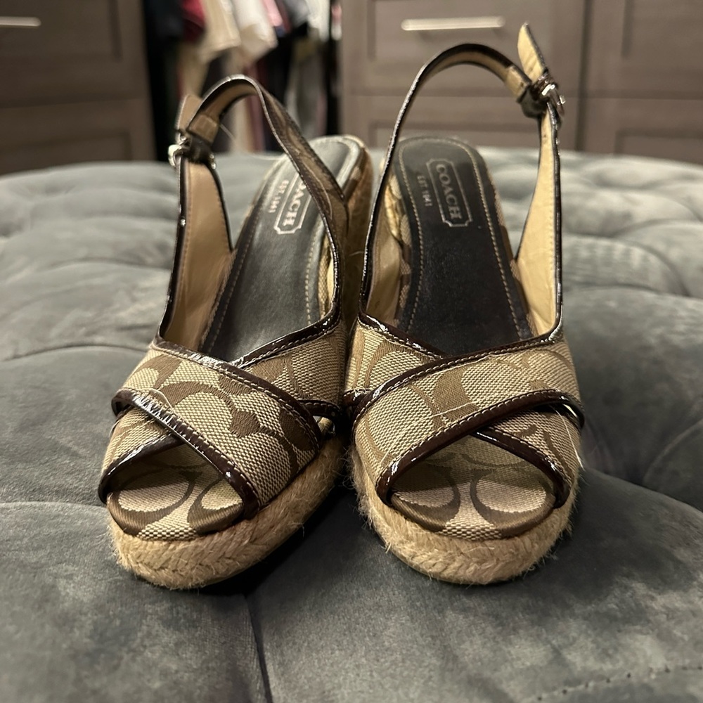 Coach espadrilles size 5